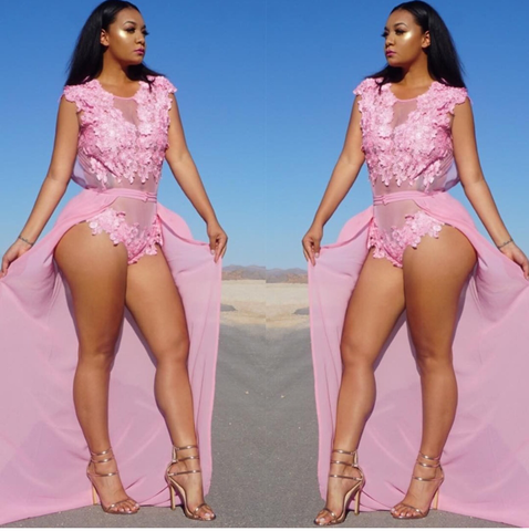 Yonce Dress-Pink