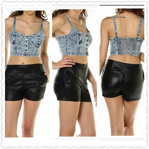 Denim Crop Top