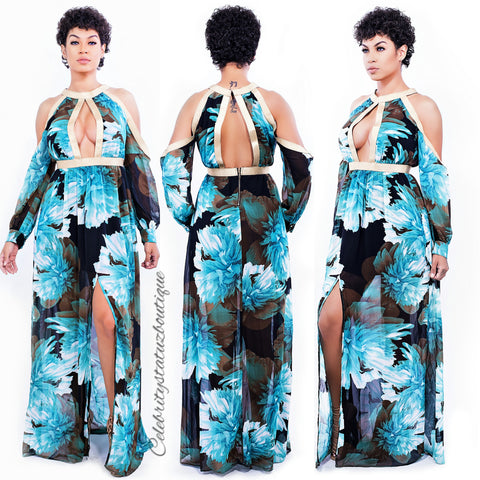 Blue Goddess Dress