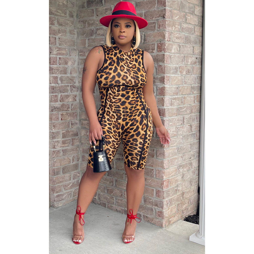 Cheetah Chill Romper