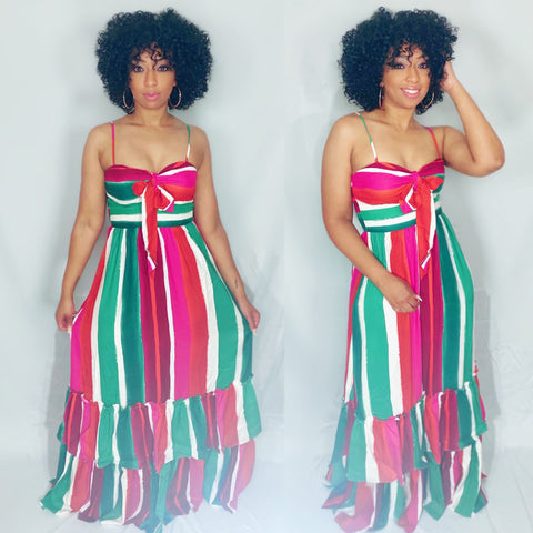 Casey Maxi Dress-Pink