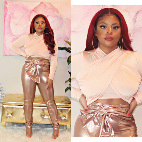 Blush Crop Top