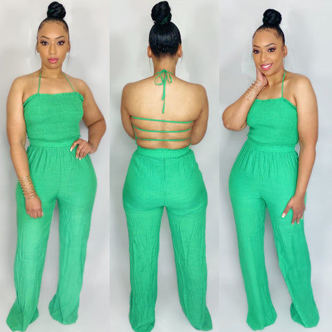 Avah Jumpsuit-Green