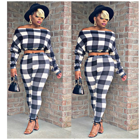 Plaid Fall Set
