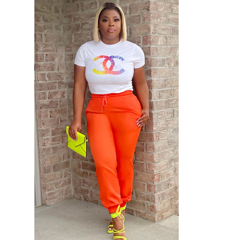 Splash of Color CC Top-White