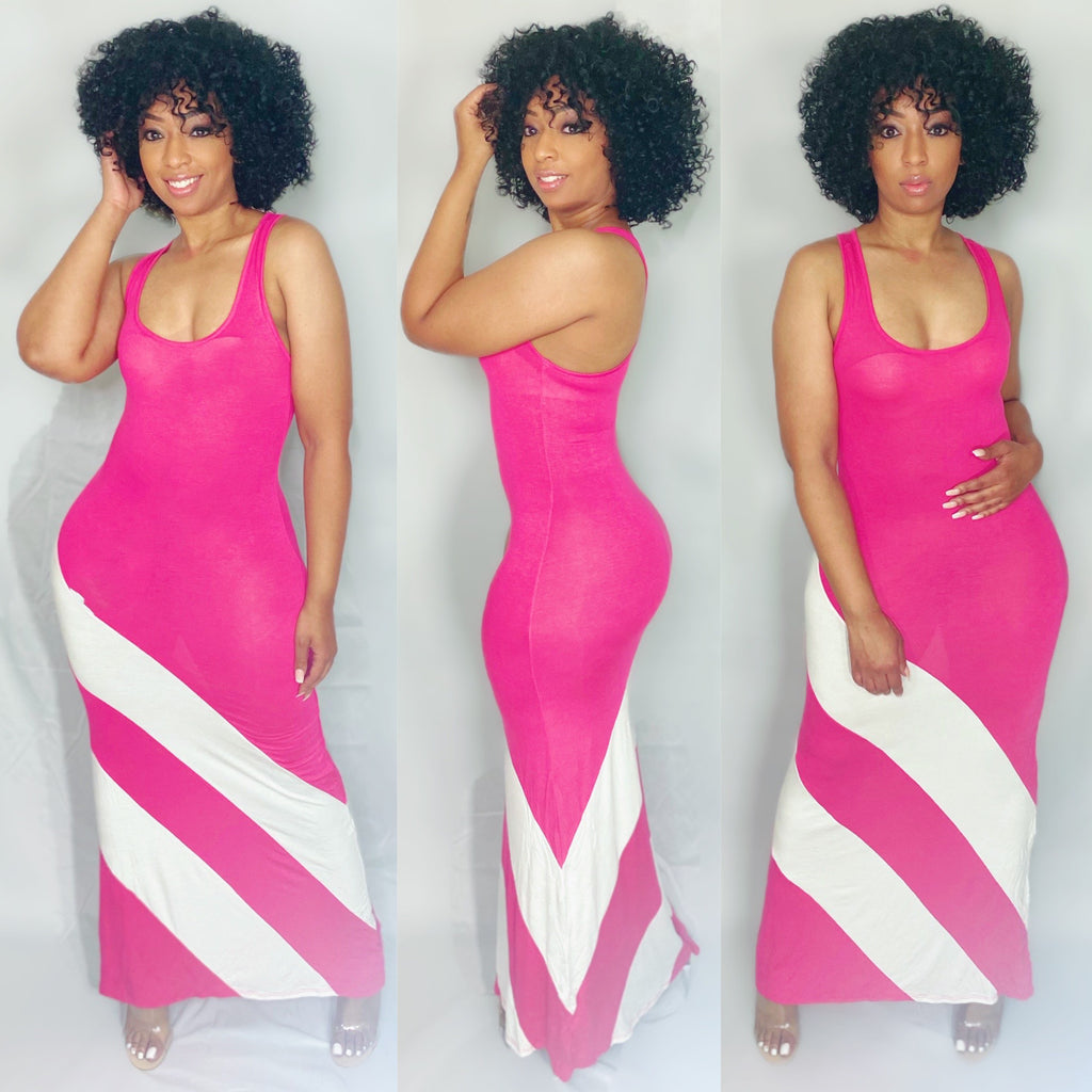 Kelsey Maxi-Pink