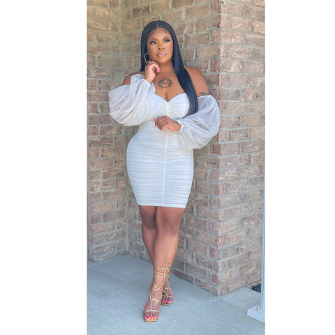 Lexi Dress-White