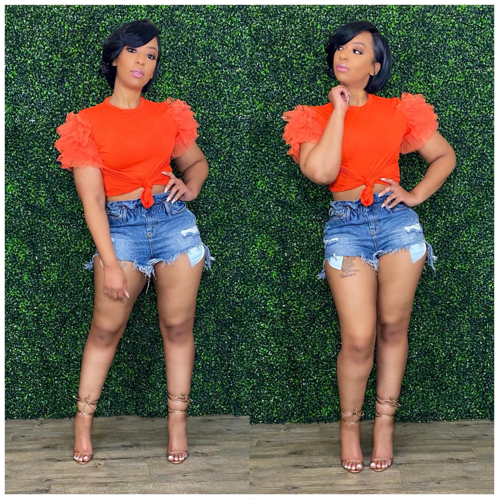 Bubble top Orange