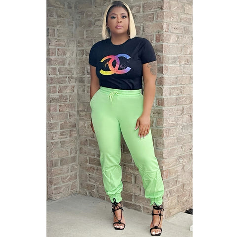 Splash of Color CC Top-Black