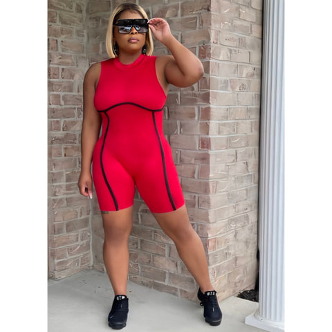 Red Chill Romper